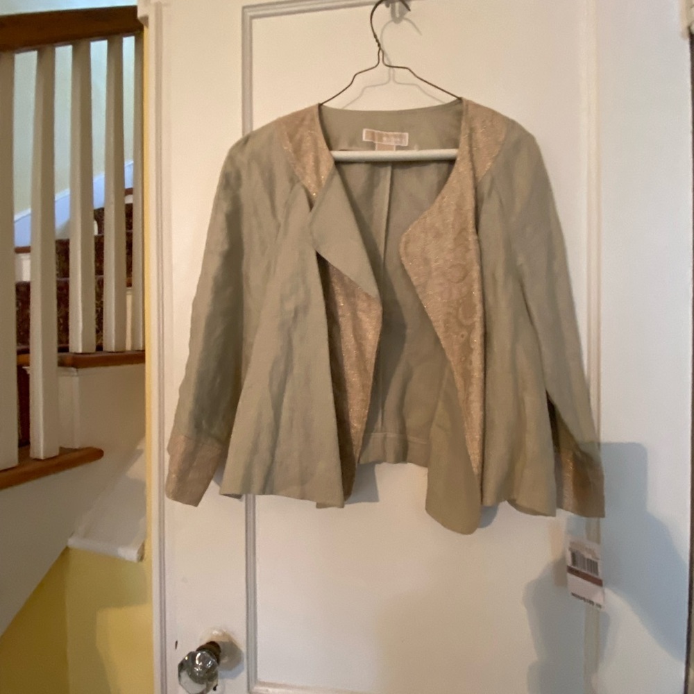 Michael Kors open front blazer